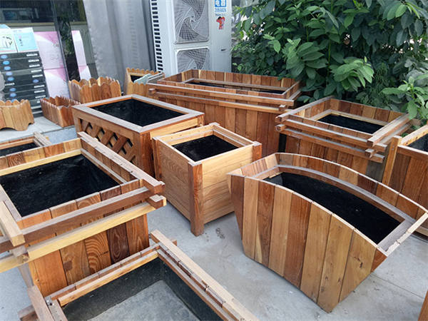 防腐木花箱 树池|北京芬兰松花箱板材供应